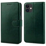 For Iphone 11 Wallet Case With Card Holder Pu Leather Magnetic Detachable Kickstand Shockproof Wrist Strap Removable Flip Cover For Iphone 11 6.1 Inch (Green)