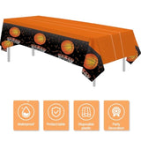 Basketball Party Decorations Tablecloth For Birthday Baby Shower, Disposable Sports Theme Basketball Birthday Party Supplies Table Cover, 3 Pack 86In X 55In