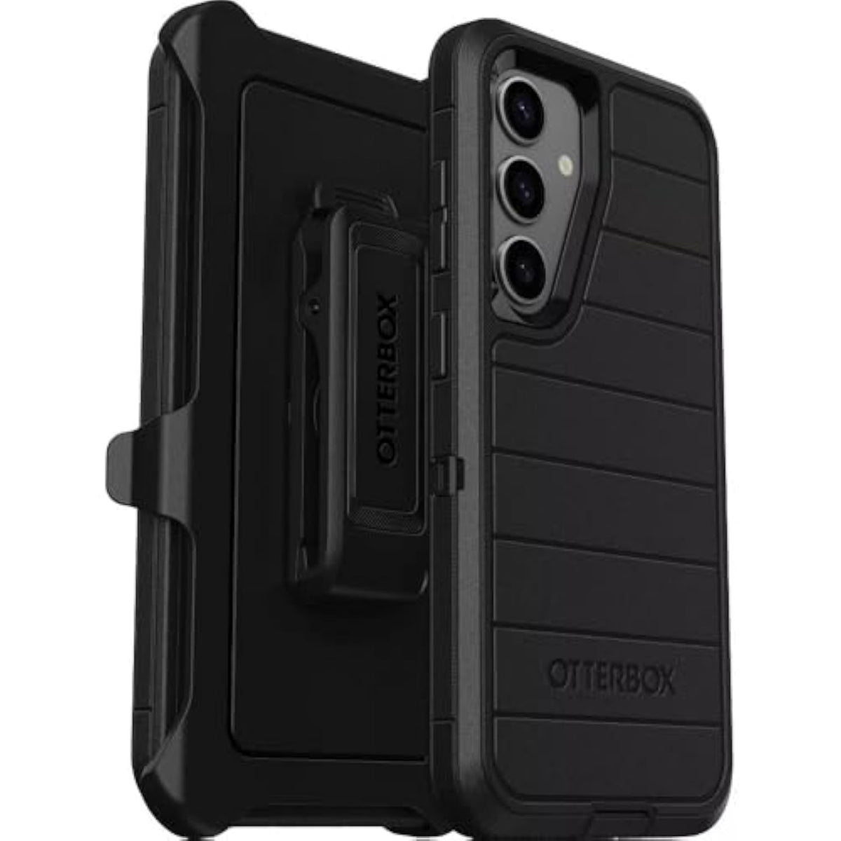 OtterBox Samsung Galaxy S25 (Only) - Defender Series Case - Black - Screenless - Rugged & Durable - with Port Protection - Holster Clip Included - Microbial Defense Protection