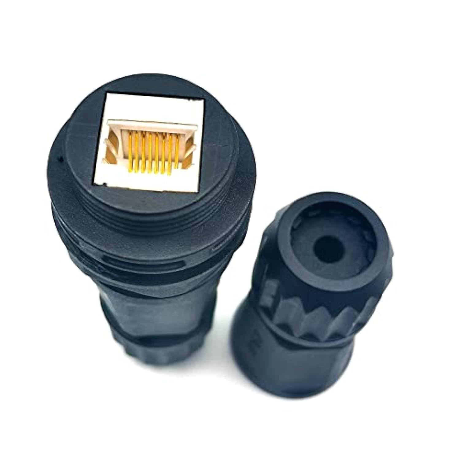 2Pcs Waterproof Couplers Ip68 Waterproof Rj45 Coupler Connectors Cat 5/5E/6A E