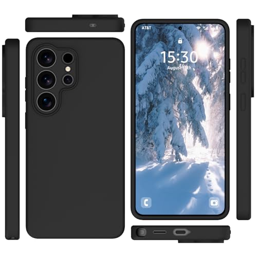 for  Galaxy S26 Ultra Case, Liquid Silicone Upgrade [Full Camera Protection] [Anti-Scratch Microfiber Lining] Slim Soft Touch Gel Rubber