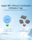 Tracker 4 Pack Bluetooth Item Finder For Iphone Mfi Certified Smart Tracker Compatible With Apple Find My, Replaceable Battery, Ip67 Waterproof Key Finder For Keys, Wallet, Luggage