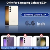 Samsung Galaxy S23 Plus Case Magnetic, Compatible with Magsafe, Frosted S23+ 6.6-Inch Slim Fit Protector Wireless Charging Skin-Feel Shockproof Anti-Slip Protective Phone Cover, Grey