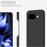 For Google Pixel 9A Case, Minimalist Phone Cases Extremely Light Ultra-Light Super Slim Thin Camera Protection Hard Pc Cover For Google Pixel 9A Matt Case (Gravel Black)