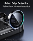Camera Lens Protector For Iphone 17 Pro Max/17 Pro/16 Pro Max/16 Pro/15 Pro Max/15 Pro/14 Pro Max/14 Pro, Ultra-Tough Hd Individual Camera Protectors, Ultra-Thin Tempered Glass, 1 Pack, Black