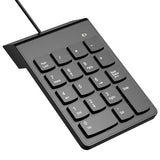 Usb Numeric Keypad Numpad Portable Slim Mini 10 Key Number Pad Keyboard For Laptop Desktop Computer Pc, Compatible With Chromebook Surface Notebook, Tax Accountant Calculate Office Travel & Home