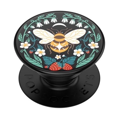 Adhesive Phone Grip, Holder, Phone Stand, Bee - Bee Boho