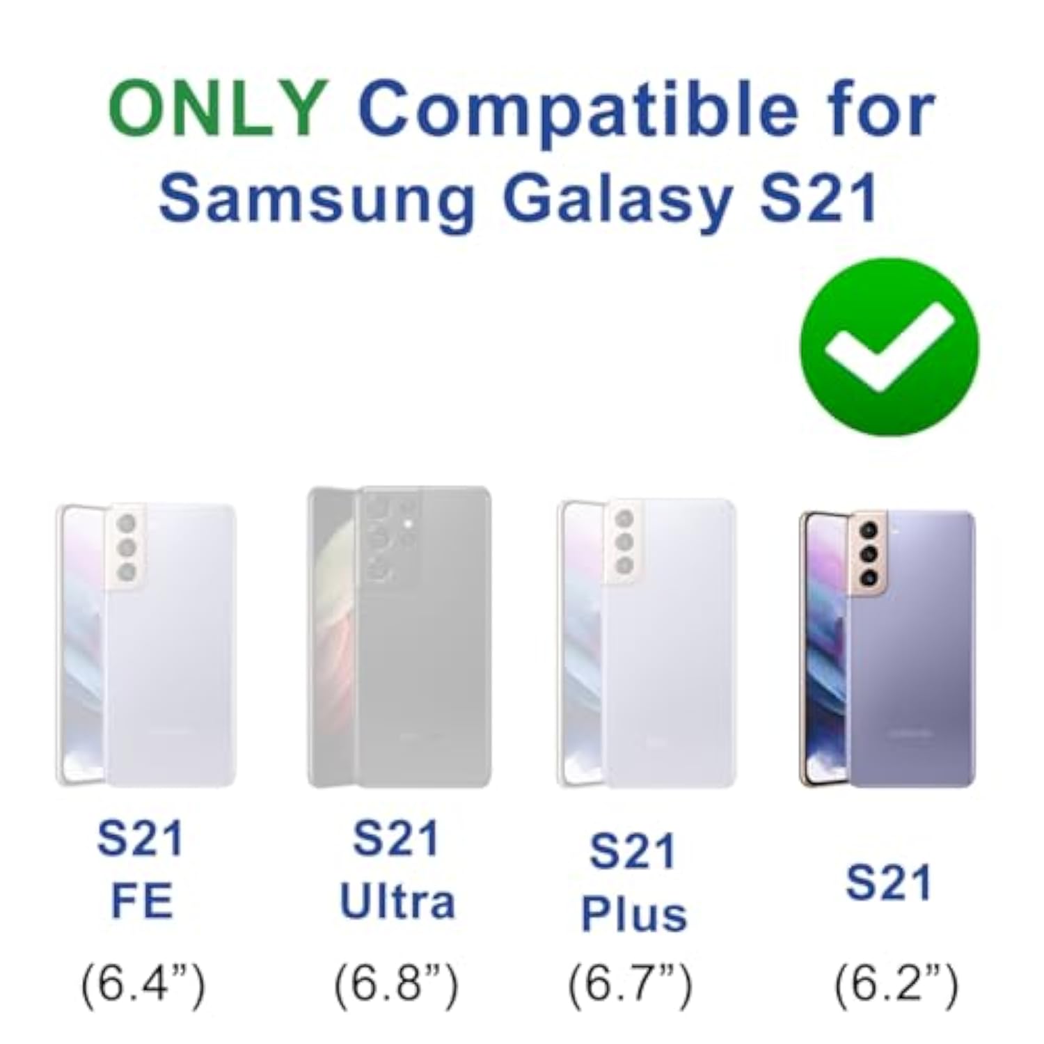 For Samsung Galaxy S21 5G Case, With 2 Screen Protector, Built-In 360° Ring Holder Magnetic Stand, Luxury Electroplated Plating Edge Shockproof Protective Phone Cover, Rose Gold