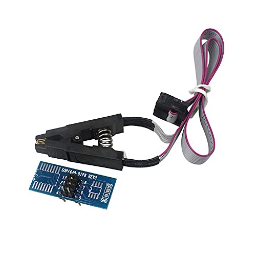 1 Set Soic8 Sop8 Flash Chip Ic Test Clips Socket Adpter Bios/24/25/93/95 Programmer