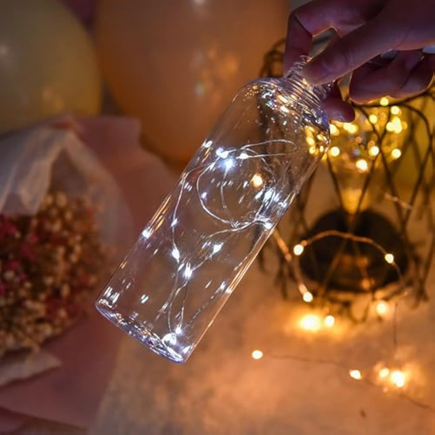 2M 20 Leds Fairy String Lights, Usb Powered String Light For Desk Office Christmas Tree Party Decoration (White, 2)