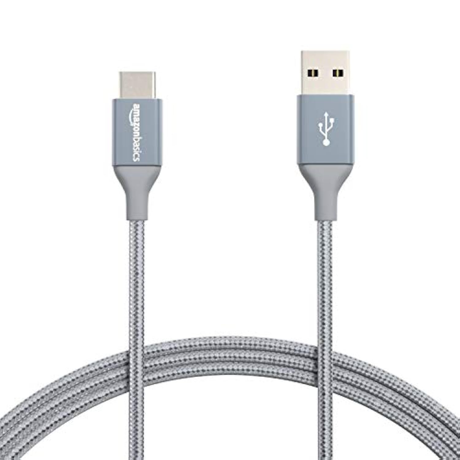 Usb-C To Usb-A 2.0 Fast Charger Cable, Nylon Braided Cord, 480Mbps Speed, Usb-If Certified, For Apple Iphone 16/15, Ipad, Samsung Galaxy, Tablets, Laptops, 6 Foot, Dark Grey