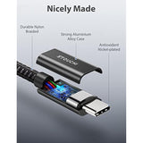 Usb C Extension Cable 10Ft/3M, Usb C Extension Cable Type C 3.1 Male To Female Fast Charging & Audio Data Transfer For Galaxy S22, Ipad Mini/Pro, Macbook Air M2/ M1 Mac Mini/Pro, Mag- Safe