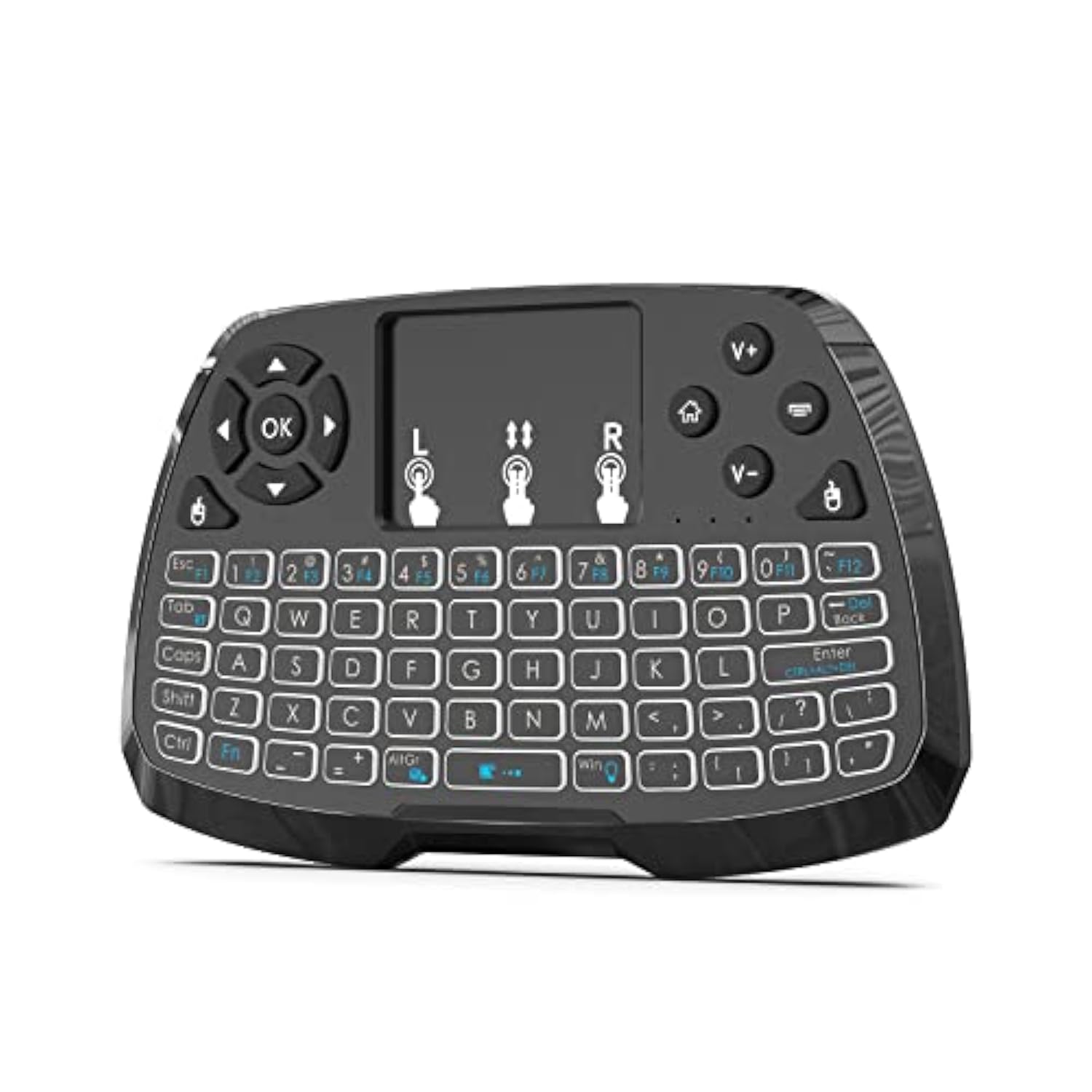 A3 Mini Wireless Keyboard With Touchpad - Universal 2.4Ghz Backlit Handheld Keyboard & Mouse Combo For Smart Tv/Pc/Android Tv/Ps4/Macos/Tablet