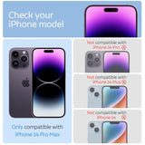 3-Pack iPhone 14 Pro Max Privacy Screen and Camera Lens Protector Case Friendly