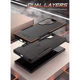 Neon Series Case Designed For Samsung Galaxy S23 Ultra 5G 6.8 Inch, Dual Layer Heavy Duty Tough Rugged Lightweight Slim Shockproof Protective Case 2023 New Cover For Galaxy S23 Ultra 5G, Black