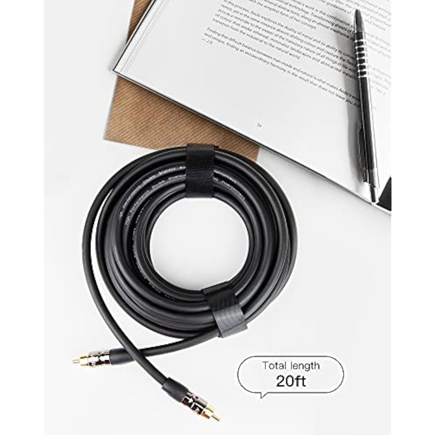 Subwoofer Cable, Rca To Rca Audio Cable,Subwoofer Cable Dual Shielded With Gol