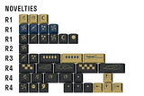 Redsuns Gmk Blue Samurai Custom Mechanical Keyboard Novelty Keycap Set - 39-Keys, Doubleshot Abs, Cherry Profile (Blue, Novelties) (Mdx-35037-4)