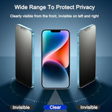 2 Pack Matte Privacy Screen Protector For Iphone 13/13 Pro/14 6.1", [Auto-Dust Removal And Auto-Alignment] Anti-Spy Anti-Glare Anti-Fingerprint Tempered Glass Film, Smooth & Sensitive Touch