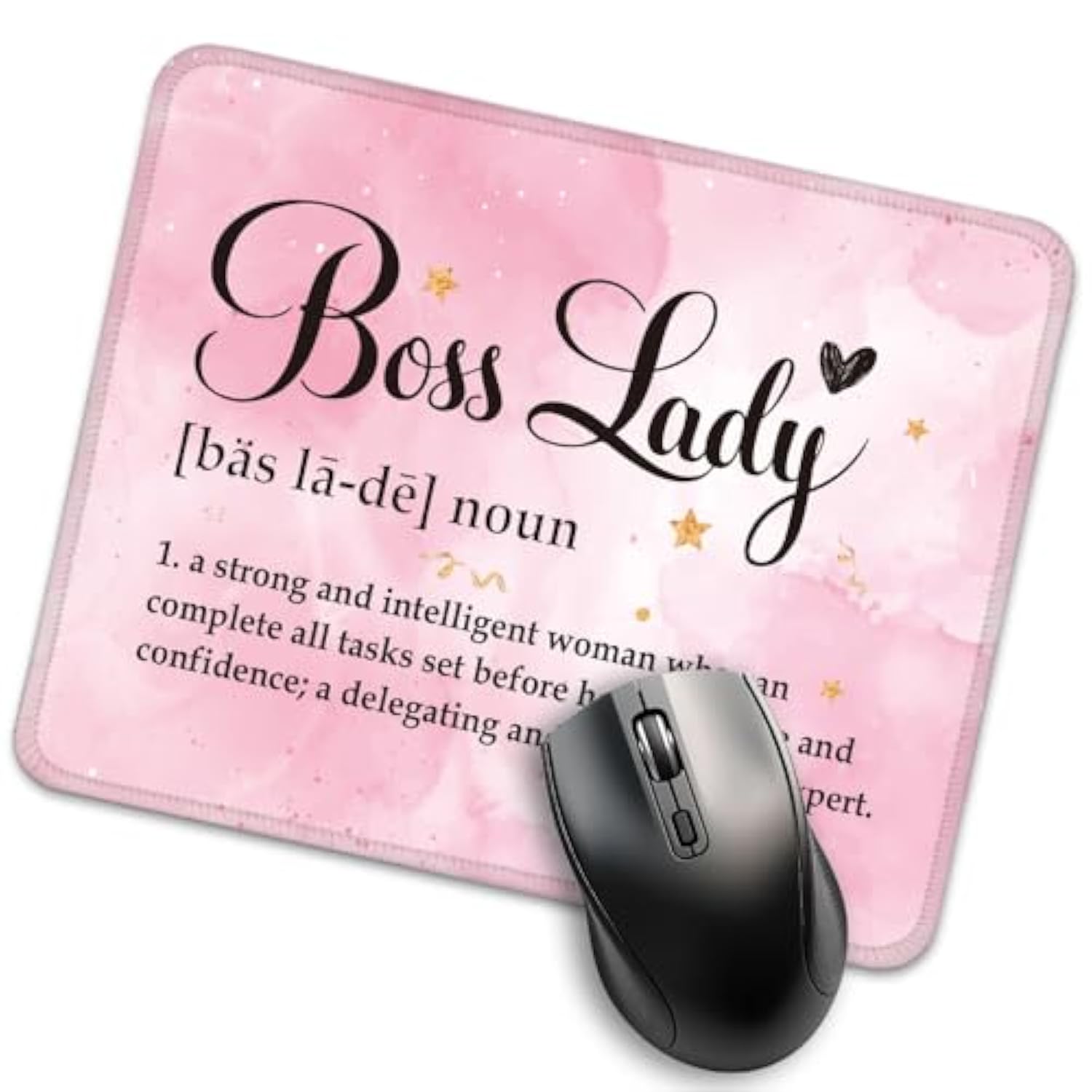 Boss Lady Definition Funny Mouse Pad For Desk, Boss Gifts For Women, Boss Day Gifts For Women, Boss Lady Appreciation Gifts, Thank You Gifts Birthday Gifts For Women Boss Leader Mentor