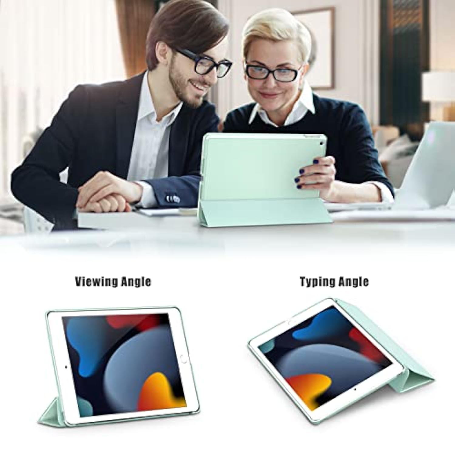 For Ipad 9Th/8Th/7Th Generation 10.2 Inch 2021/2020/2019 Case, Premium Silk Pa