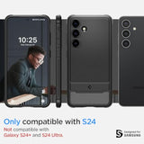 Spigen for Galaxy S24 Case, Rugged Armor [Military-Grade Protection] - Matte Black