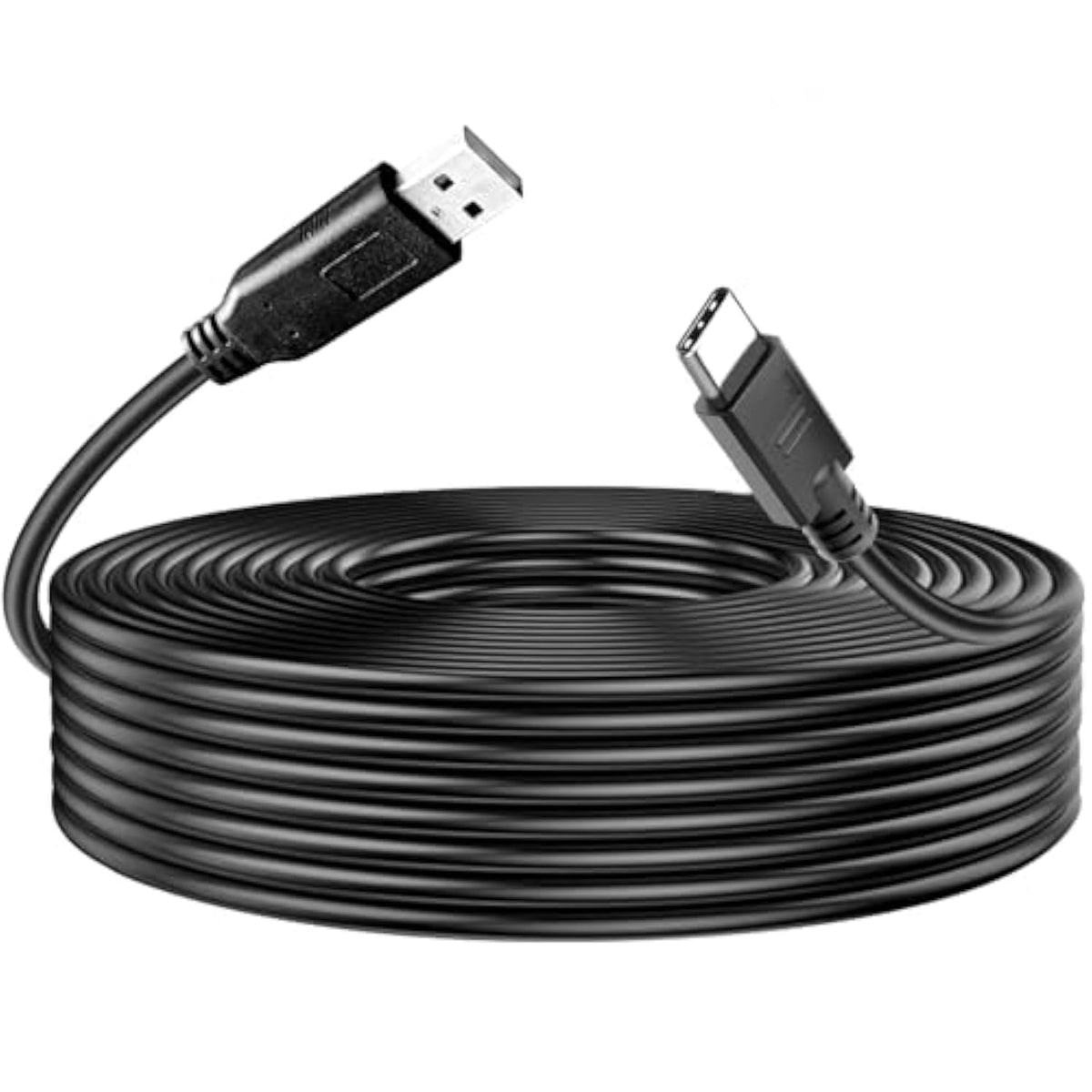 Yotetion 60Ft Long Usb2.0 A To C Cable, Usb Male To Male, Compatible With Hard Drive, Camera, Dvd Player, Tv, Flash Drive, Hub, Monitor, Speaker, And More