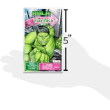 Marvel Incredible Hulk Mini Party Favors Set for Kids - Bundle with 24 Mini Incredible Hulk Grab n Go Play Packs with Coloring Pages, Stickers and More (Avengers Birthday Party Supplies)