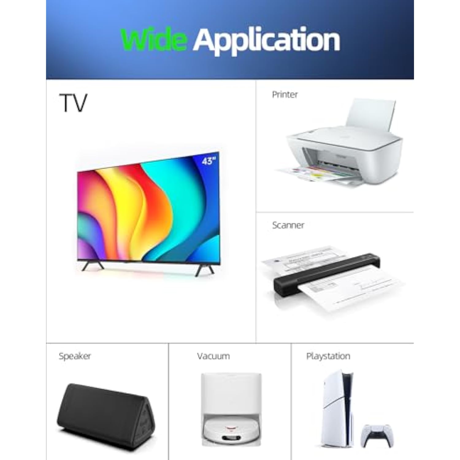 6Ft Charger-Cord Replacement For Jbl Partybox 110 310 Onn Speaker 100008736 Charger - 100 300 200 710 1000 Power-Cord On-The-Go Speaker Charging Cable 2 Prong