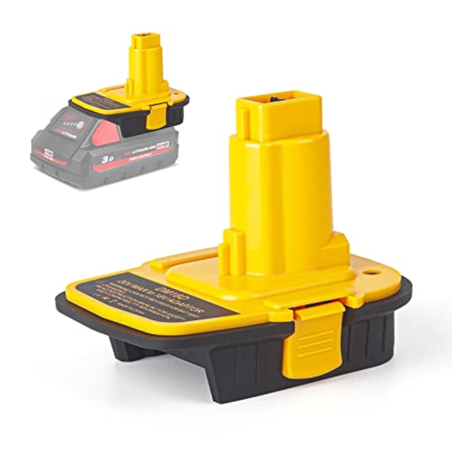 DM18D Adapter Converts Dewalt 18V to 20V for M18 Batteries with USB Port