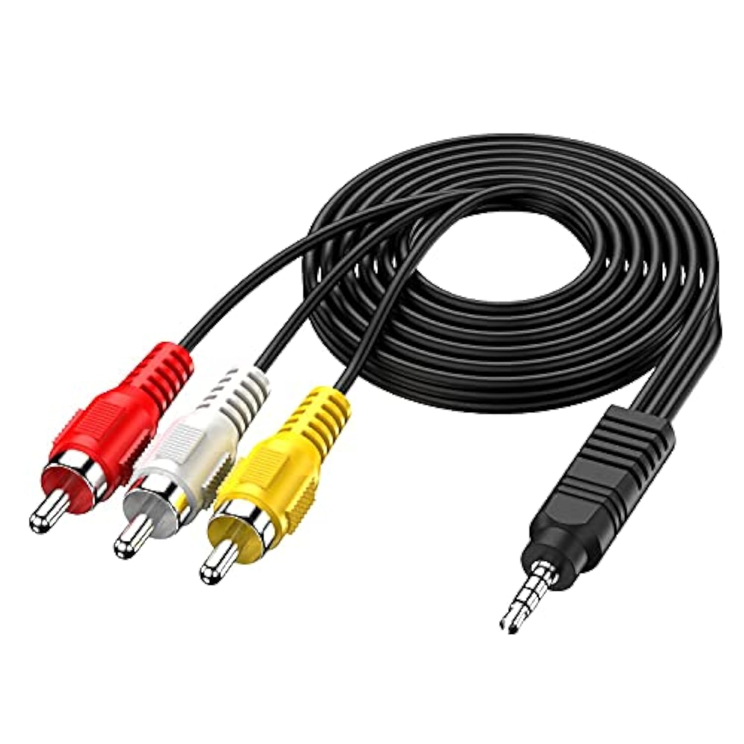 3.5Mm To Rca Camcorder Handycam Av Audio Video Output Cable, 3.5Mm 1/8" Trrs T