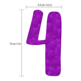 40th Birthday Purple Glitter Banner Party Decorations Supplies