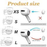 4 Pairs Of Replacement Ear Tips Compatible With Airpods Pro - Comfortable Silicone Ear Tips For Secure Fit, Noise Isolation, Sweat Resistance And Improved Sound Quality