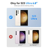 Galaxy S23 Ultra Battery Case 10000Mah, Qi Wireless Charging, Fast Charging, Sync Data Supported, Powerful Portable Rechargeable Charger Case For Samsung S23 Ultra 5G 6.8" Black