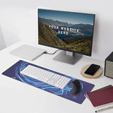 Laptop Mouse Pad Beautiful Drawn Jellyfish Desk Mat With Stitched Edges 31.5X 11.8 Inch Non-Slip Large Keyboard Rubber Writing Table Mat For Office Home