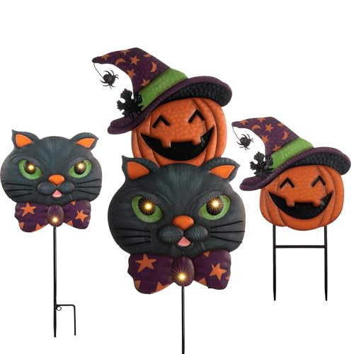 Halloween Yard Stakes, Metal Halloween Yard Signs