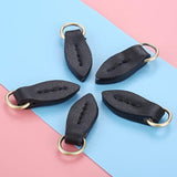 Leather Zip Puller Leaf Shape Leather Zipper Tags Fixer Pull Replaceme