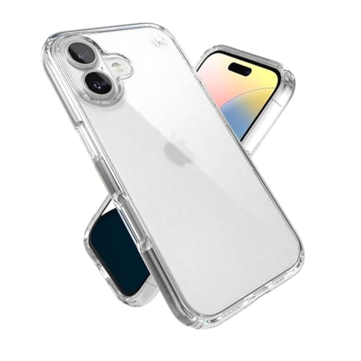Speck Presidio Perfect Clear iPhone 16 Case - Slim Phone Case