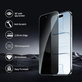 2+2 Pack For Iphone 17 Air Privacy Screen Protector With Camera Lens Protector, Anti Spy Tempered Glass Protection Film With Easy Installation Frame, 9H Hardness, Scratch Resistant, Case Friendly