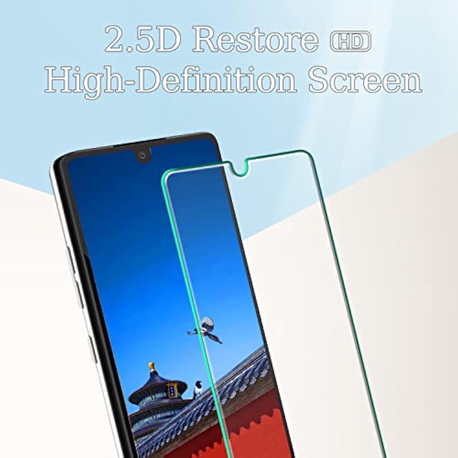 [3-Pack] Screen Protector For Lg Stylo 6 Tempered Glass, Anti Scratch, Bubble Free, 9H Hardness, Case Friendly, Easy To Install