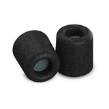 Sport Pro Sx-500 Memory Foam Earphone Tips With Sweatguard, Secure Fit Replacement Earbud Tips For Active Lifestyle (Small, 3 Pairs), Black