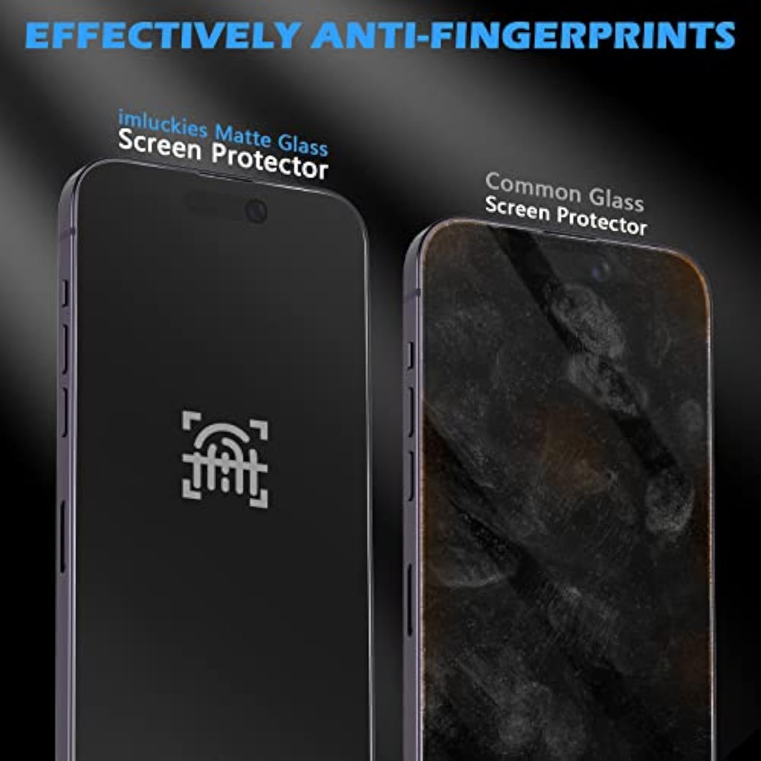 [2 Pack Matte Privacy Screen Protector For Iphone 14 Pro Max, Anti-Glare & Anti Fingerprint, Dynamic Island Compatible, Anti-Spy Private Tempered Glass Smooth Film, Easy Install 6.7"