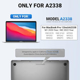 Screen Replacement For Macbook Pro 13.3" A2338 M1 M2 Retina Emc 3578 Emc 8162 Myd83 Myd92 Myda2 Mydc2 Mneq3 Mnep3 2560X1600 Full Lcd Retina Display Assembly With Fix Kitgrey