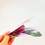 Peony Flower Pop Up Card - Birthday, Retirement, Graduations, Thank You And Celebrations For Mom, Her, Girl, Wife