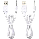 (2 Pack) Fast Charging Replacement Usb Cable | Dc Charger Cord - 2 Ft - 2.5Mm