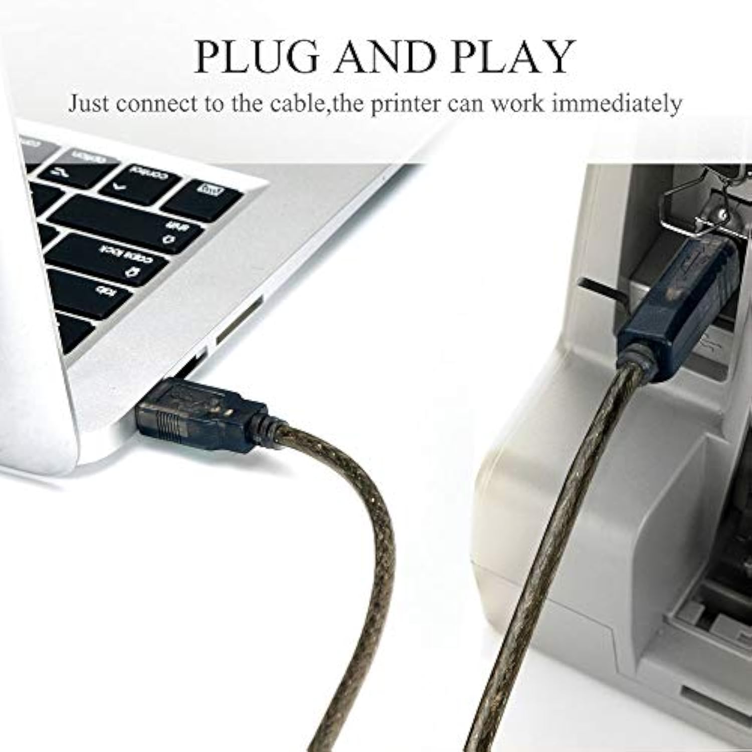 Long Printer Usb Cable Usb Printer Cable 30 Feet Usb 2.0 Type A Male To B Male