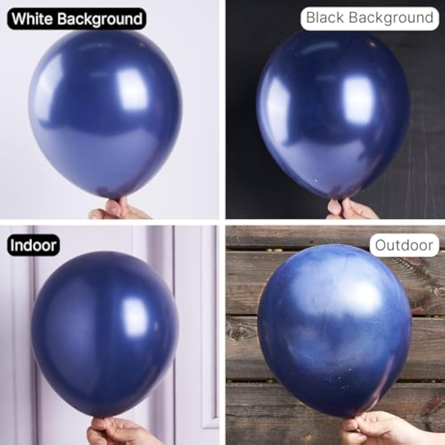 Navy Blue Balloons 140 Pcs Different Sizes Pack Of 18 12 10 5 Inch Pearl Dark Blue Balloon Arch Kit Garland For Graduation Wedding Baby Shower Birthday Party Decorations Blue-Z90