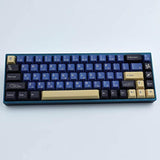 Pbt Keycaps 119 Keys Blue Samurai Keycaps Dye-Sublimation Ninja Pbt Keycap Set