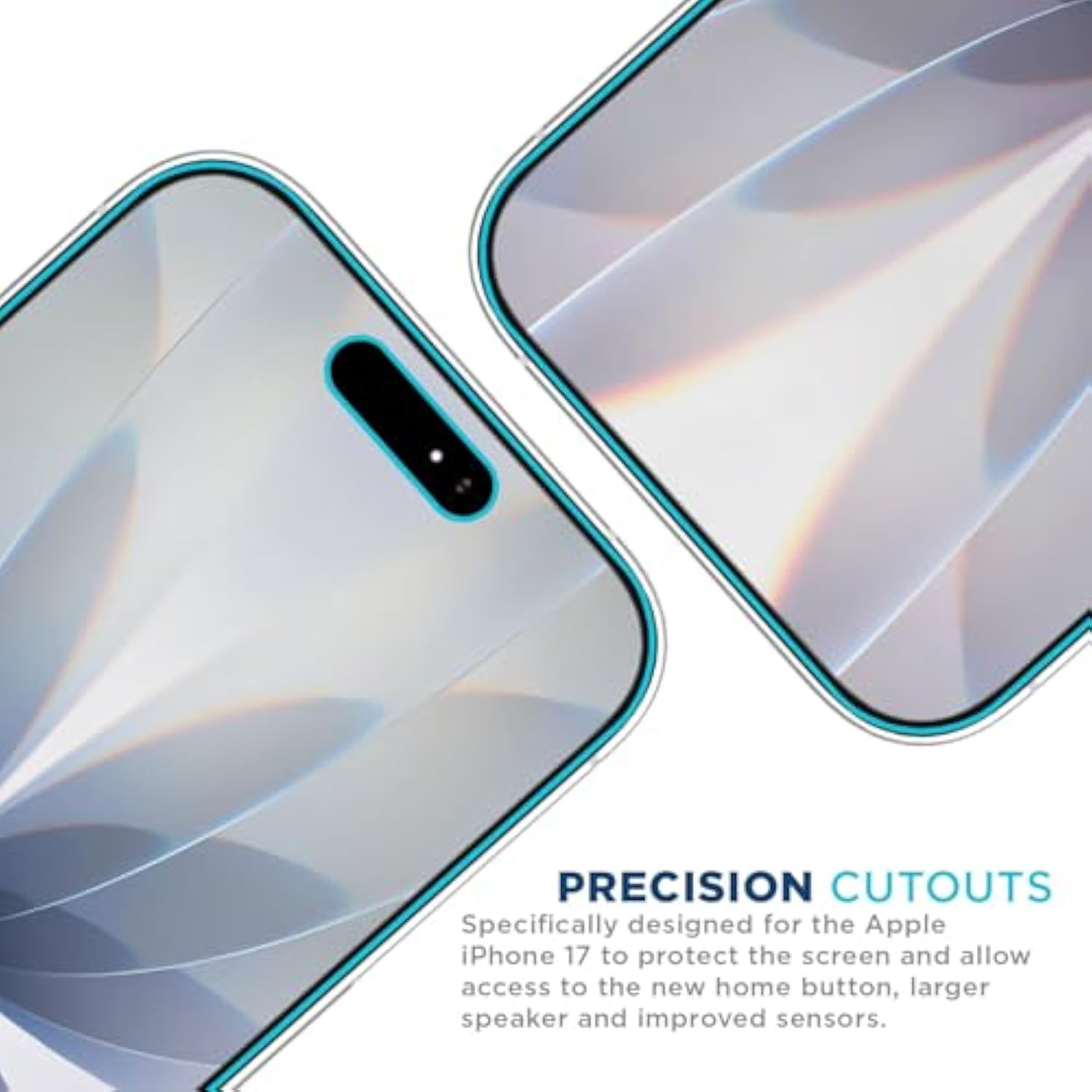 Tech Armor for iPhone 17 Screen Protector Privacy Glass 6.3 inch - Ballistic Tempered, Anti-Spy, Case Friendly, Easy Installation, Bubble Free, Touch Support, 1 Pack