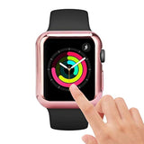 38Mm Case Compatible With Apple Watch Screen Protector With Built-In Hd Clear Ultra Thin Tpu Cover For Apple Watch Series 2 And Series 3 (Clear+Black+Gold+Rose Gold+Red+Blue+Green+Silver)