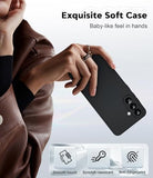 For Samsung Galaxy-A36-5G-Phone Case: Samsung A36 5G Case With [2Pcs] Tempered Glass Screen Protector, Soft Liquid Silicone Shockproof Anti-Scratch Cell Android Cover Unlocked Samsung A 36, Black